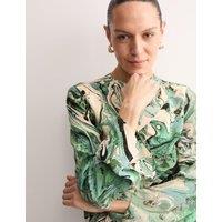 Marble Print Top