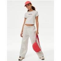 Cotton Rich Slogan T-Shirt (2-16 Yrs)