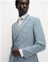Slim Fit Double Breasted Suit Jacket