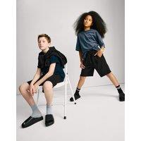 M&S Cotton Rich Elasticated Waist Shorts (6-16 Yrs) Black