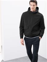Padded Hooded Bomber Jacket