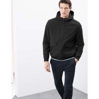 Padded Hooded Bomber Jacket