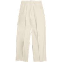 Pure Cotton Twill Barrel Leg Trousers