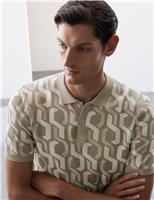 Pure Cotton Knitted Polo Shirt