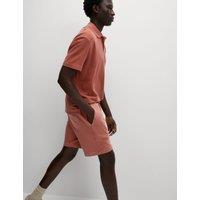 Relaxed Fit Pure Cotton Garment Dye Short