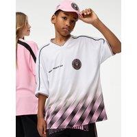 Cotton Rich Inter Miami Football T-Shirt (2-16 Yrs)