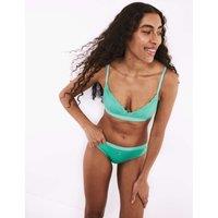Lotta Ribbed Non-Wired Plunge Bra with Cotton (A-E)