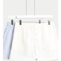 2pk Pure Cotton Cool Comfort Pyjama Shorts