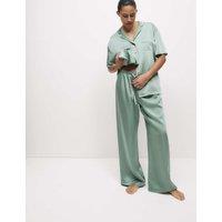 Dream Satin Wide Leg Pyjama Bottoms