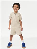 Cotton Blend Pique Top & Bottom Outfit (2-16 Yrs)