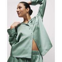 Dream Satin Revere Pyjama Top
