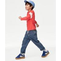 Elasticated Waist Side Pocket Denim Jeans (2-8 Yrs)
