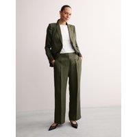 Pure Linen Straight Leg Trousers