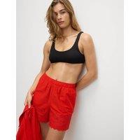 Ribbed Padded Scoop Neck Bikini Top
