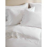 Pure Cotton Broderie Anglaise Bedding Set