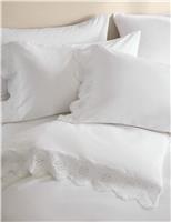 Pure Cotton Broderie Anglaise Bedding Set