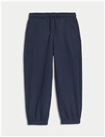 Cotton Rich Plain Joggers (2-8 Yrs)