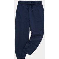 M&S Cotton Rich Plain Joggers (2-8 Yrs) Navy