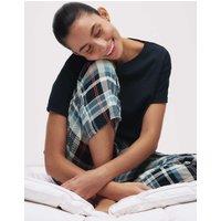 Cotton Rich Printed Cropped Pyjama Set