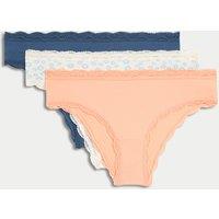 3pk Cotton Rich Brazilian Knickers