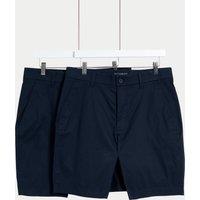 2pk Slim Fit Lightweight Chino Shorts