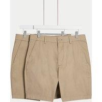 2pk Slim Fit Lightweight Chino Shorts