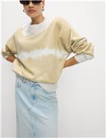 Cotton Rich Ombre Sweatshirt