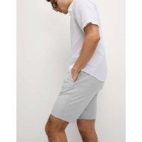 M&S Half-Elasticated Waist Chino Shorts Grey Mix
