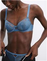 Kyoto Lace Wired Balcony Bra (A-E)