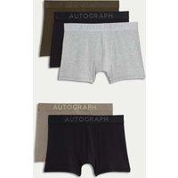 Autograph 5 Pack Modal Rich 360 Flex Trunks Black Mix