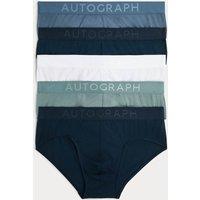 Autograph 5 Pack Modal Stretch 360 Flex Briefs Blue Mix