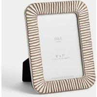 Ceramic Ridged Photo Frame 5x7 inch