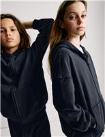 Cotton Rich Plain Hoodie (6-16 Yrs)