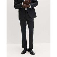 M&S Regular Fit Suit Trousers Charcoal