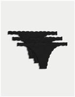 3pk Cotton Rich Tanga Thongs