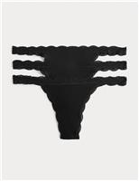 3pk Cotton Rich Tanga Thongs