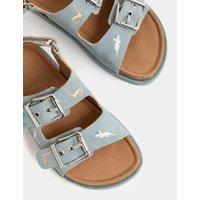 Kids Dinosaur Embroidered Sandals (4 Small - 2 Large)