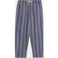 Pure Cotton Striped Loungewear Bottoms