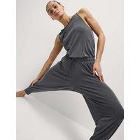 Modal Rich Ribbed Relaxed Jumpsuit