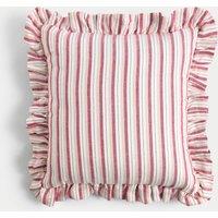 Linen Blend Striped Cushion