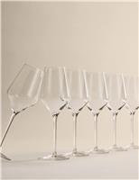 Set of 6 Classic White Wine Glasses