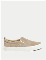 Suede Slip-On Pumps