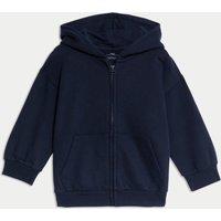 Cotton Rich Zip Hoodie (2-8 Yrs)