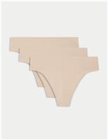 3pk Cool Comfort High Waisted No VPL Thongs