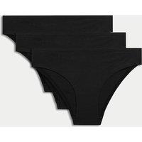 3pk Cool Comfort Cotton No VPL Brazilian Knickers