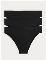 3pk Cool Comfort Cotton No VPL Brazilian Knickers