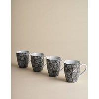 Set of 4 Geometric Mugs