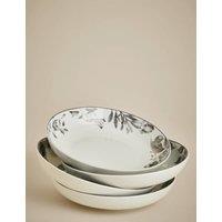 Set of 4 Floral Pasta Bowls