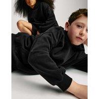 M&S Cotton Rich Hoodie (6-16 Yrs) Black