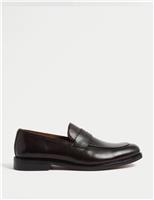 Leather Slip-on Loafers